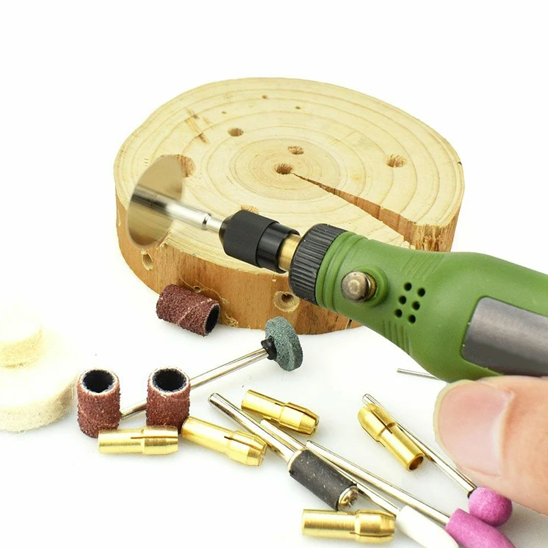 

Circular Saw Blade USB Electric Drill Kit Mandrel Wheel Grinding Heads Polishing