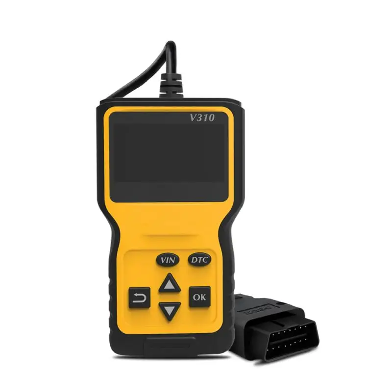 

V310 OBD Code Reader OBD2 Scanner Car Check Engine Fault Diagnostic Tool Automotive Scanner Multi Language Live Data Read VIN