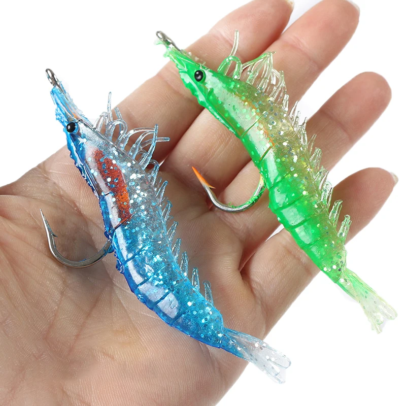 Мягкие приманки рыболовные с металлическим крючком из свинца 9 см 10 г рыба