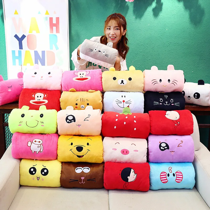 

Cartoon Animals Warm Hands Over Long Pillows Can Intervene In Warm Plush Dolls Birthday Gifts Hand Warmers