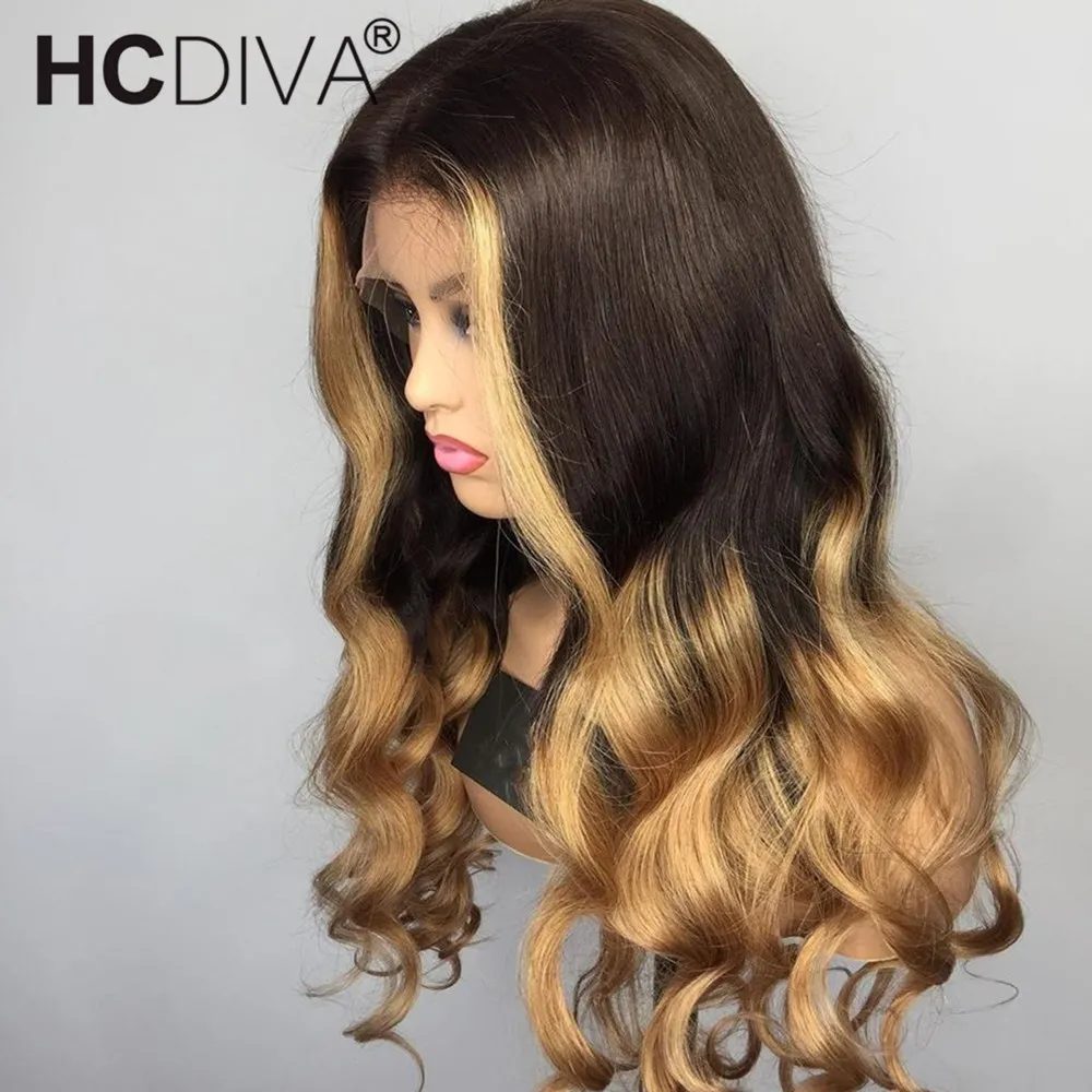 Объемная волна 13x4 бразильские Синтетические волосы на кружеве человеческих