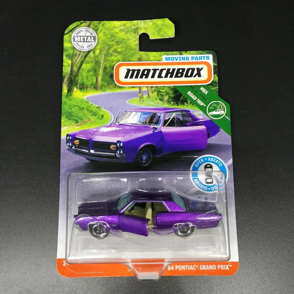 Спичечная коробка машина 06 FORD CROWN VICTORIA TESLA модель X дверь открывающаяся металлическая литая модель автомобиля коллектор Издание игрушки - Цвет: 64 PONTIAC
