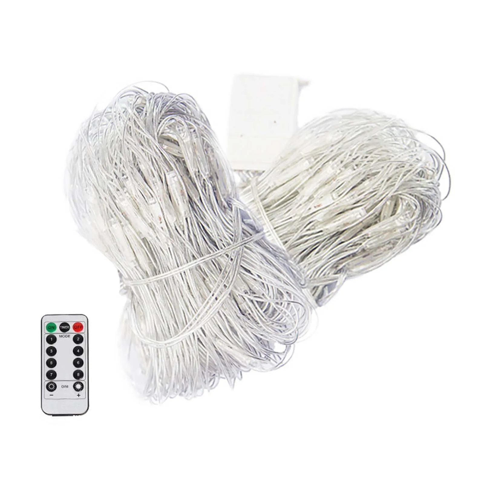 

Led Mesh Light 3 X 2 M With Remote Control 8 Modes Warm White Hanging Room Decoration Bedroom Outdoor Decorative Lights/*