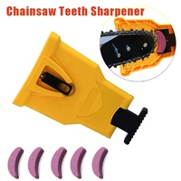 portable sharpen chain saw chainsaw teeth sharpener bar mount fast grinding sharpening chainsaw chain woodworking tools set