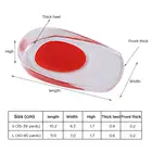 Вставки на пятке для мужчин и женщин, натуральные Мягкие силиконовые гелевые подушечки, ортопедические вставки для обуви для пяток, ахиллей