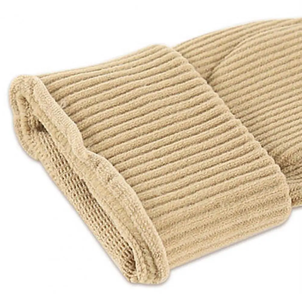 

1 Pair Unisex Winter Solid Color Fingerless Gloves Hand Wrist Warmer Mittens