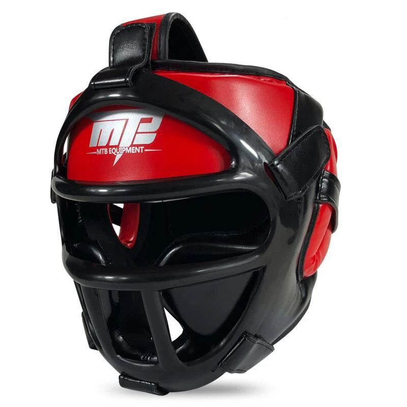 Боксерские головные уборы с полным покрытием для детей и взрослых маска на шлем