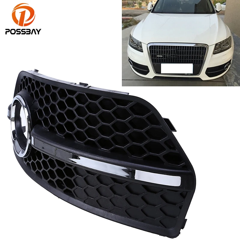 Posbay Черная передняя нижняя решетка бампера для автомобиля подходит Audi Q5(8R) MK1 2008