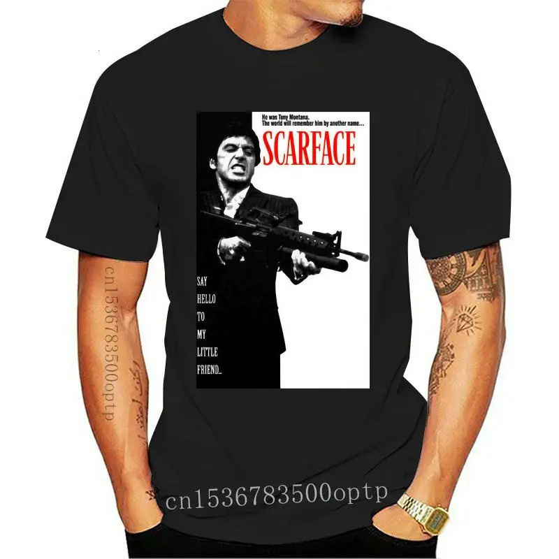 

SCARFACE Al Pacino кино плакат Футболка Черная все размеры c