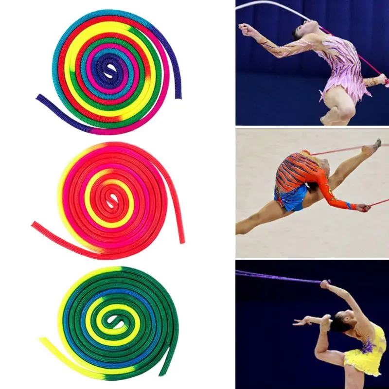 1 шт. 10 мм * 3 м веревка для художественной гимнастики соревнований специальные