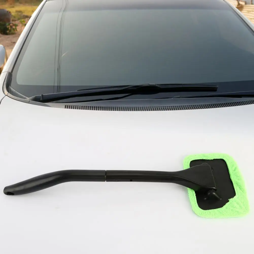 

80% HOT SALES!! 1 Set Windshield Brush Soft Wear-resistant ABS Long Handle Car Window Brush for Windshield