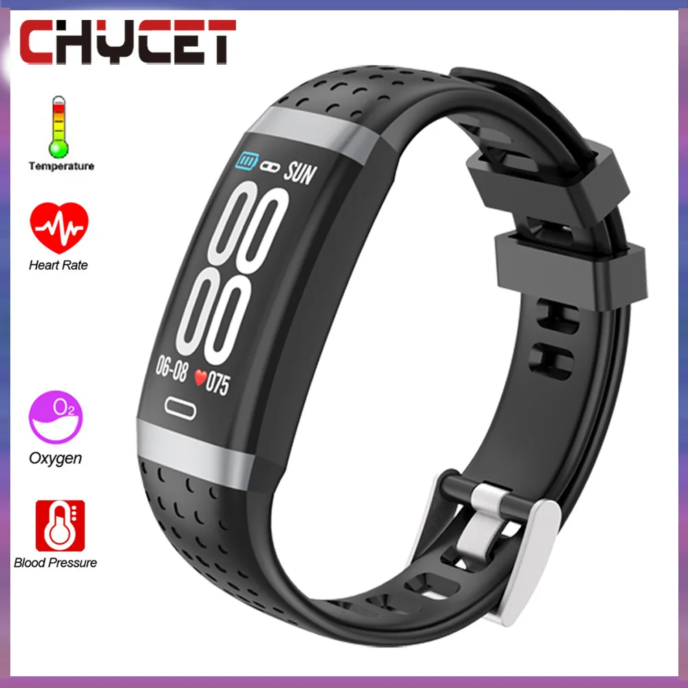 

CHYCET 2021 Men Smart Watch Women Sport Smartwatch Heart Rate Monitor Fitness Tracker Watches Electronic Clock for Android IOS