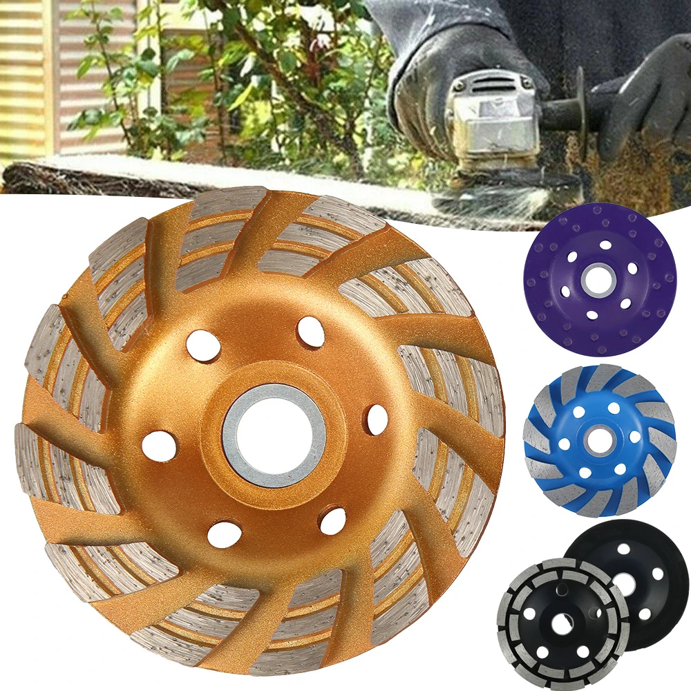 Алмазный шлифовальный круг 125 мм двухрядный абразивный диск стакан колесо