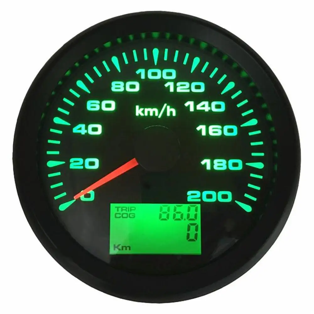 Спидометры GPS 0 200 км/ч водостойкие 85 мм 1 шт.|Спидометры| |