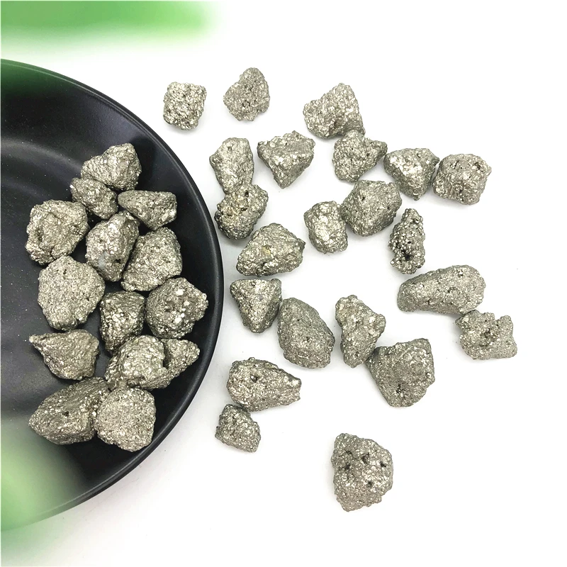 Небольшого размера натуральный Железный пиритовый кластер хрустальный камень