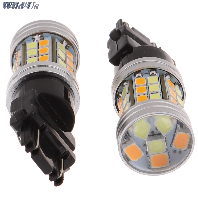 2/1 шт. 12 В постоянного тока 5 Вт светодиодный ная лампа DRL 3157-2835-45SMD светодиодная