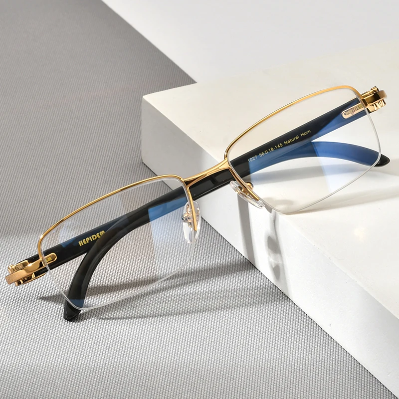 Оправа для очков из буйвола HEPIDEM квадратные высококачественные очки женщин и