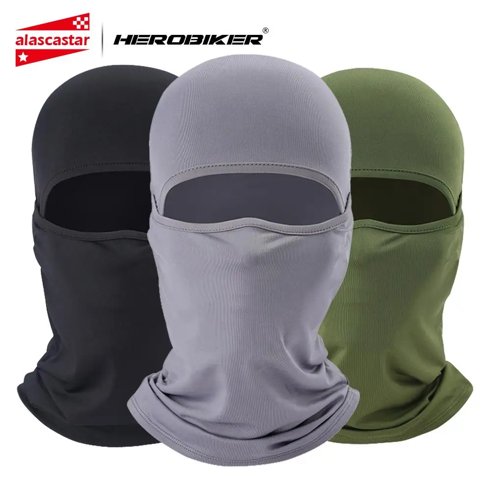 HEROBIKER, новинка, мотоциклетная маска для лица, лайкра, мото Балаклава, Байкерская маска для лица, Лыжная маска, защита от ветра, мотоциклетная маска