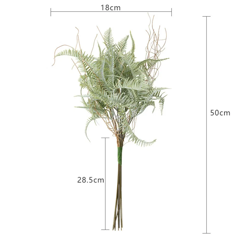 7 головок Искусственные Lvy зеленые листья растения гирлянды искусственная