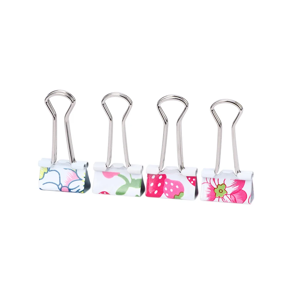 20 шт./упак. металлический мульти Открыватель Цвет файл зажим Бумага зажимы