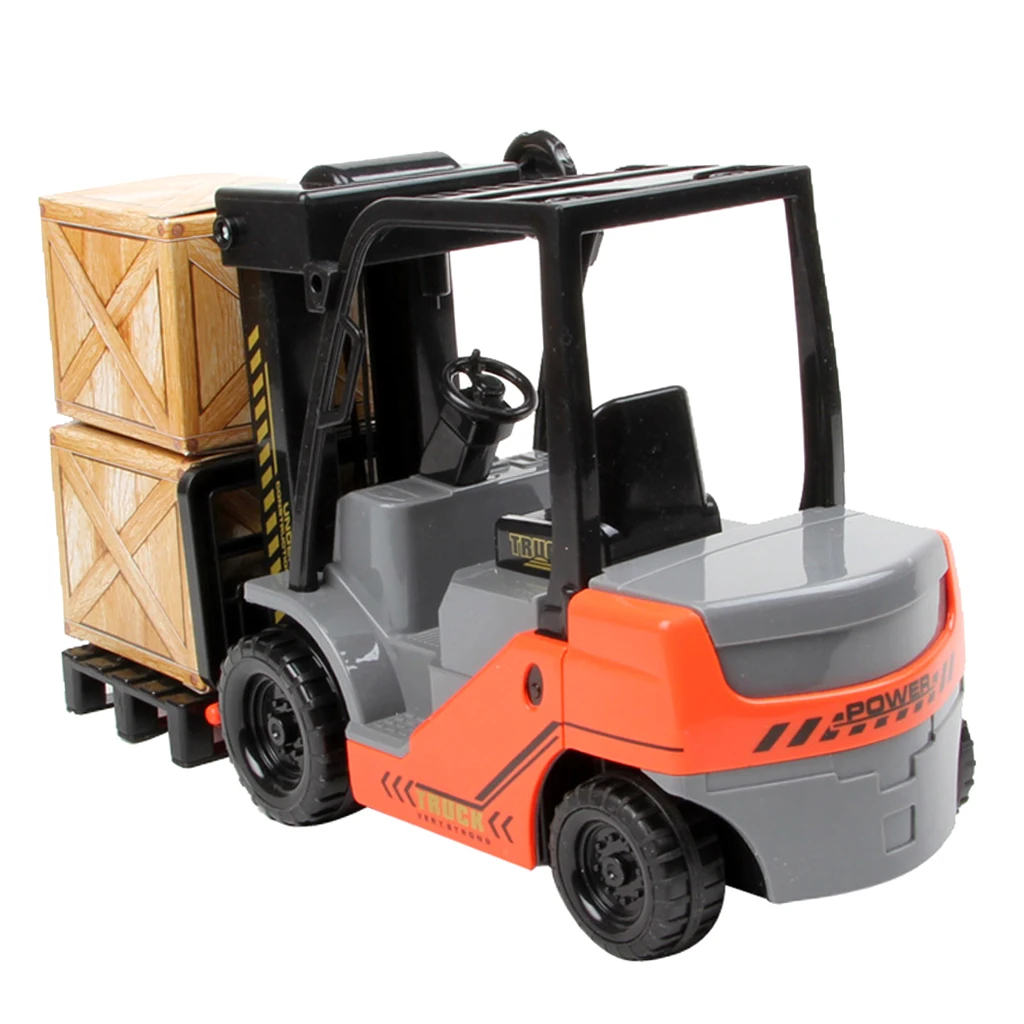 Miniature 1:22 Plastic Fork Lift Truck Engineering Vehicle Toy Gift | Игрушки и хобби