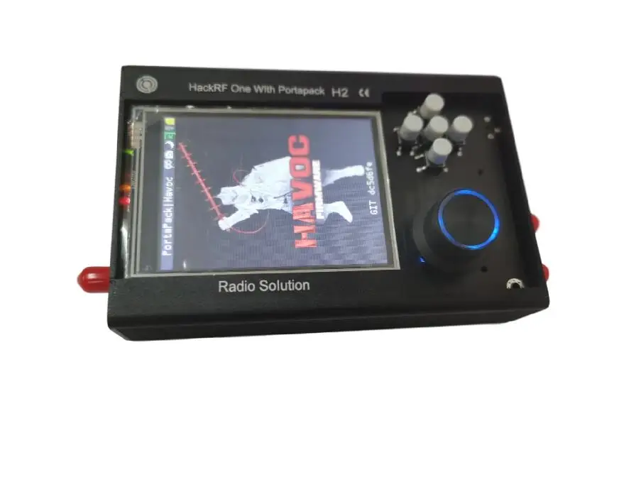 PORTAPACK H2 + HACKRF ONE SDR радио с хаос прошивки 0.5ppm TCXO GPS 3 2 дюйма сенсорный ЖК аккумулятор