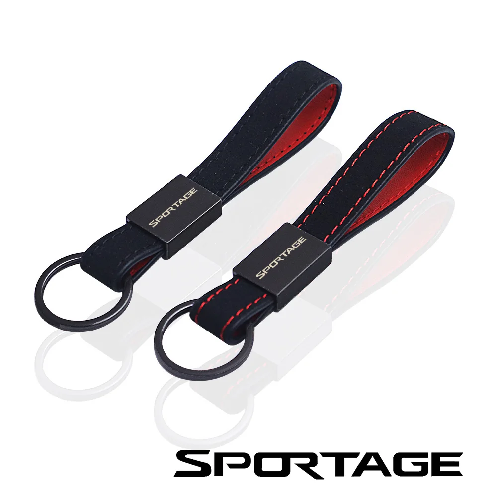 

Автомобильный брелок с черной застежкой, креативный Брелок «сделай сам», брелок для ключей для KIA SPORTAGE, аксессуары, автостайлинг