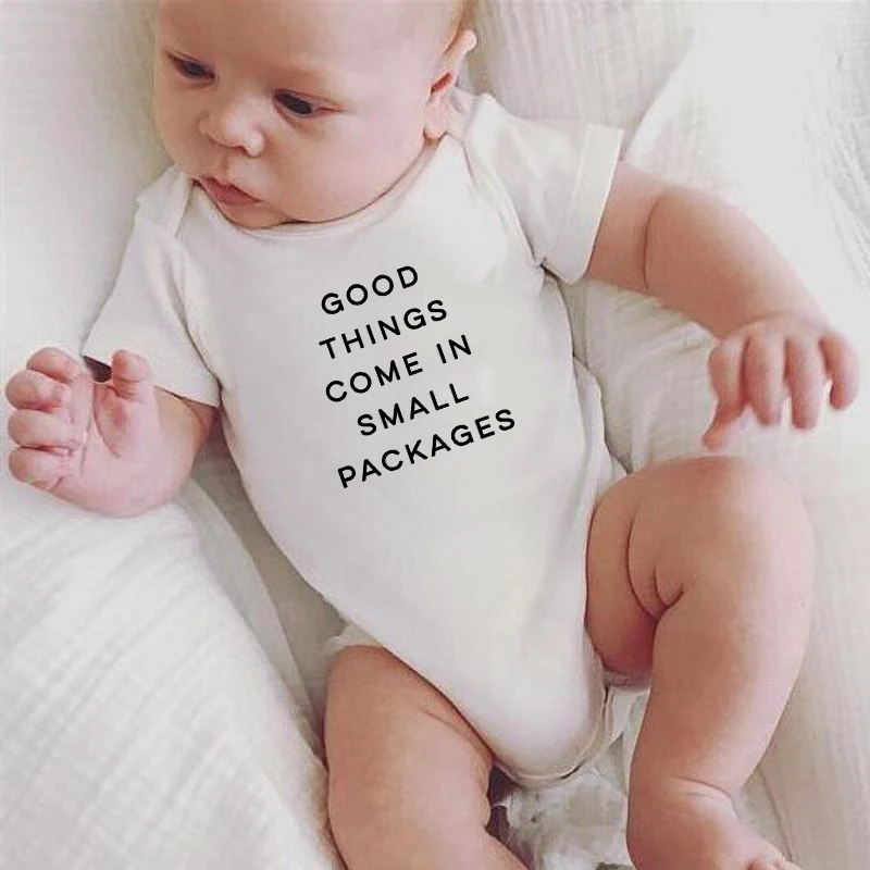 Хлопок Лето ребенок младенец дети комбинезон боди с коротким рукавом хорошие