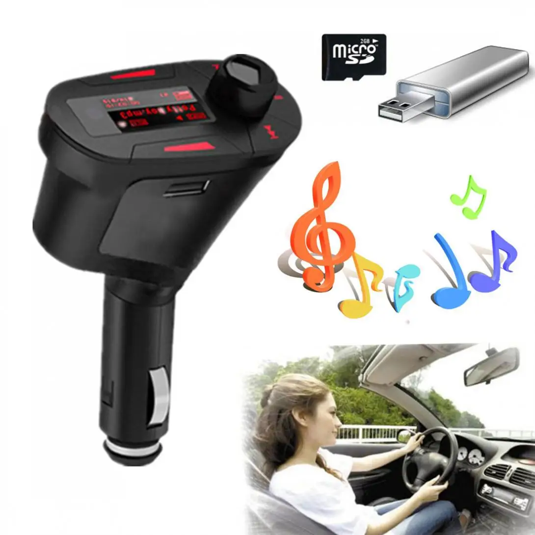 Автомобильный аудио MP3 музыкальный плеер беспроводной FM передатчик модулятор
