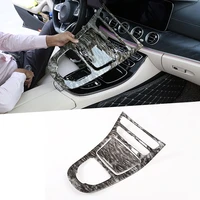 car console gear panel frame cover trim stickers parts marble color abs for mercedes benz w213 e class 2016 2018 car accessories