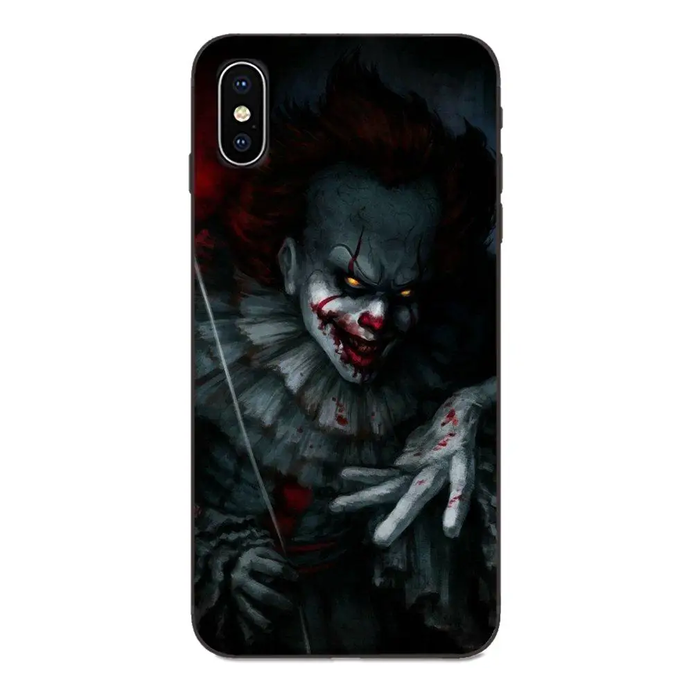 Мягкий чехол для телефона Pennywise ужас клоуна Galaxy A8 A9 Star Note 4 8 9 10 S3 S4 S5 S6 S7 S8 S9 S10 Edge Lite