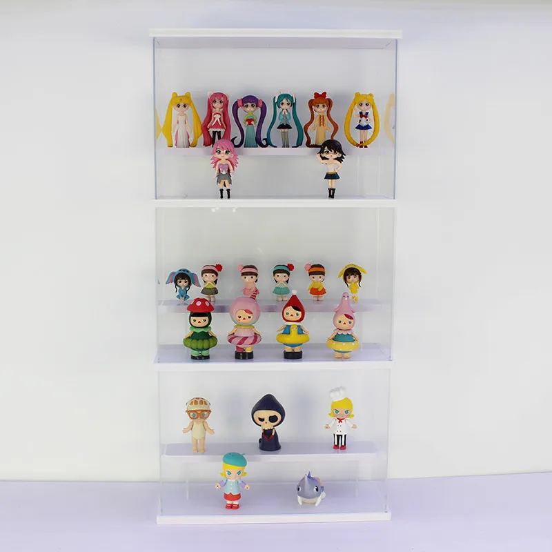 Гаражный набор коробка-витрина домашний акриловый ящик для хранения игрушек