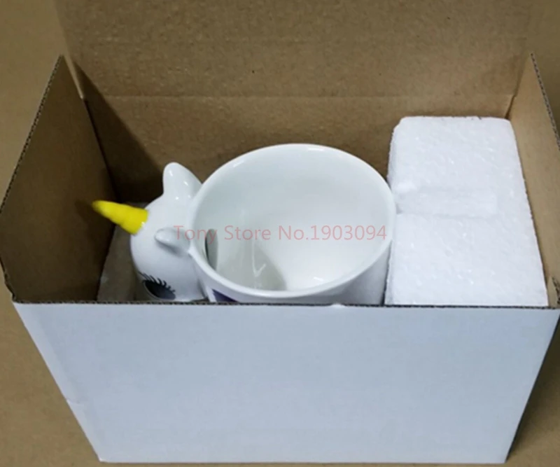 Керамическая кружка с единорогом меняющая цвет 1 шт.|Кружки| |