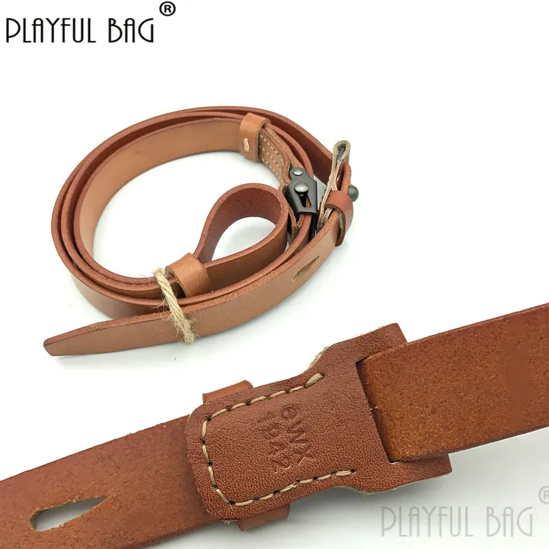 PB Playful bag CS sport Cute tiger Mauser 98k toy Leather strap CS Game decorative toy model strap Movie QC43S