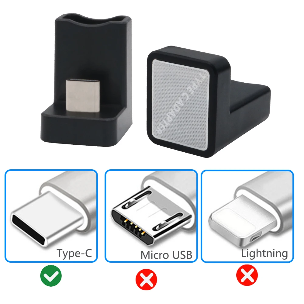

90 градусов USB C Type C адаптер «Папа-мама»