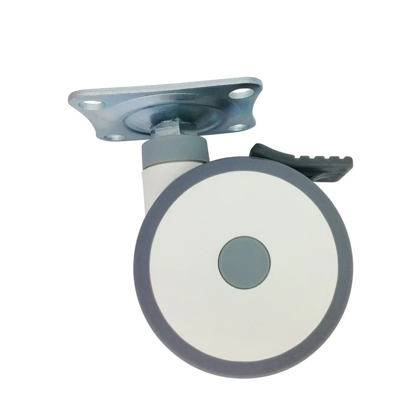 4 шт. 3 дюйма Tpr медицинский Ролик подшипника 35 кг тихий мебельной фурнитуры колеса