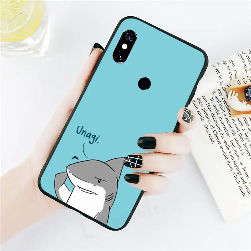 

shark cute horrro animal Phone Case For Xiaomi Redmi note 7 8 9 t k30 max3 9 s 10 pro lite