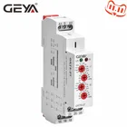 Бесплатная доставка GEYA GRT8-2T двойной задержки по таймеру реле AC230V или переменного токаDC12V-240V DPDT реле Din Rail Тип реле задержки времени