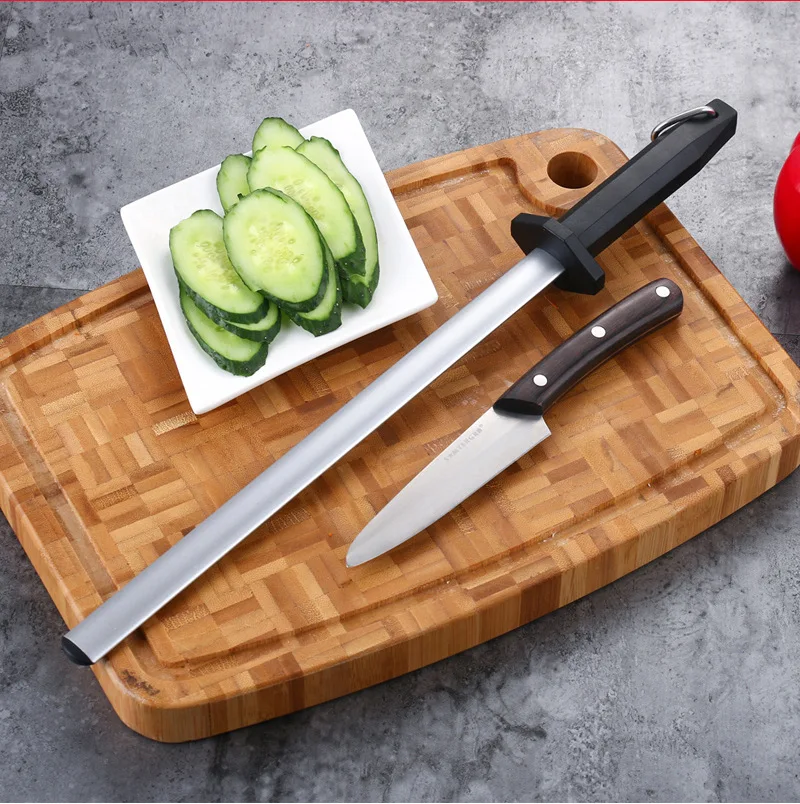 1 шт 12 дюймов Ножи инструмент для заточки ручной Сталь стержень рыболовный крючок