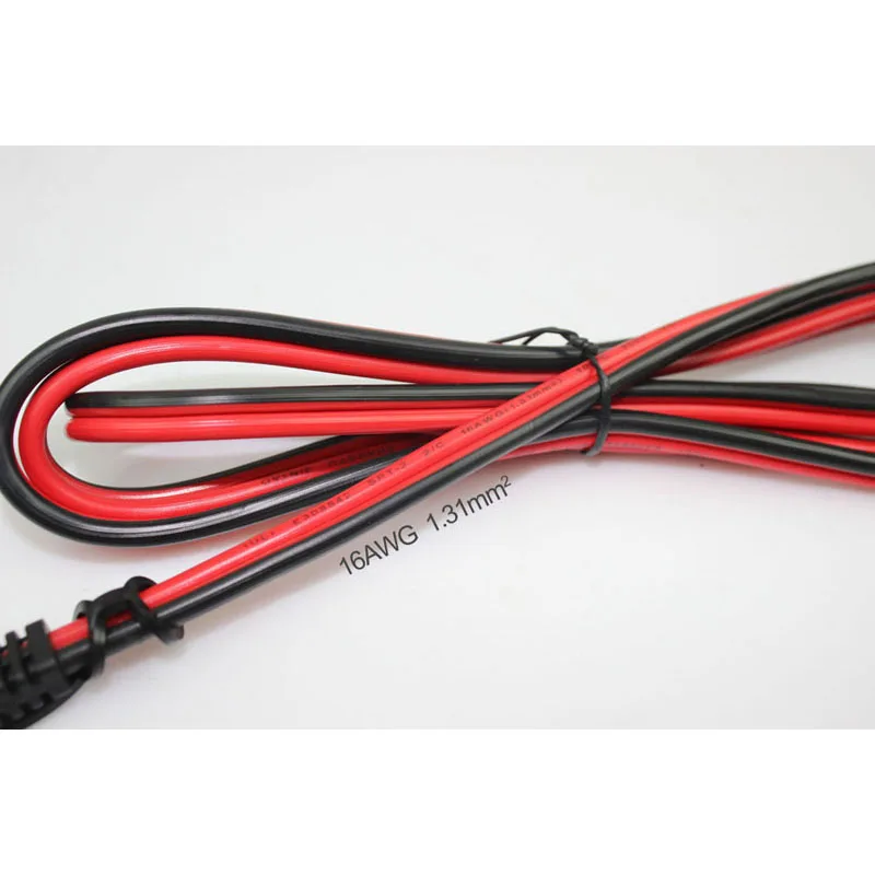 FOXSUR 150 см соединение SAE проводов с крышкой к удлинительному кабелю 16 AWG 2