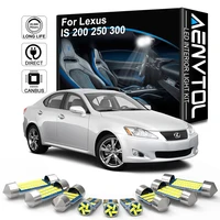 aenvtol vehicle led interior light canbus for lexus is 200 250 300 350 f 200t is200 is250 is300 is350 isf is200t 2001 2008 2018