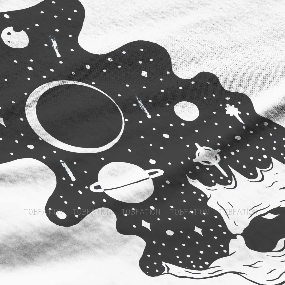 Модная крутая необычная художественная футболка с изображением черепа из