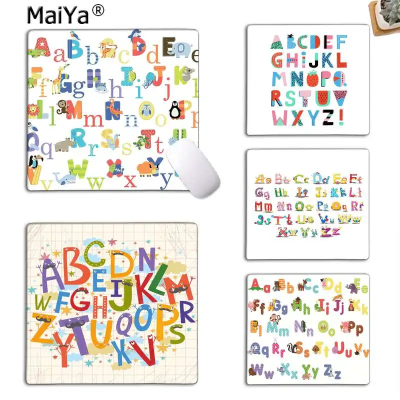 

Коврик для мыши MaiYa Baby, с забавными буквами, с алфавитом, для ноутбука