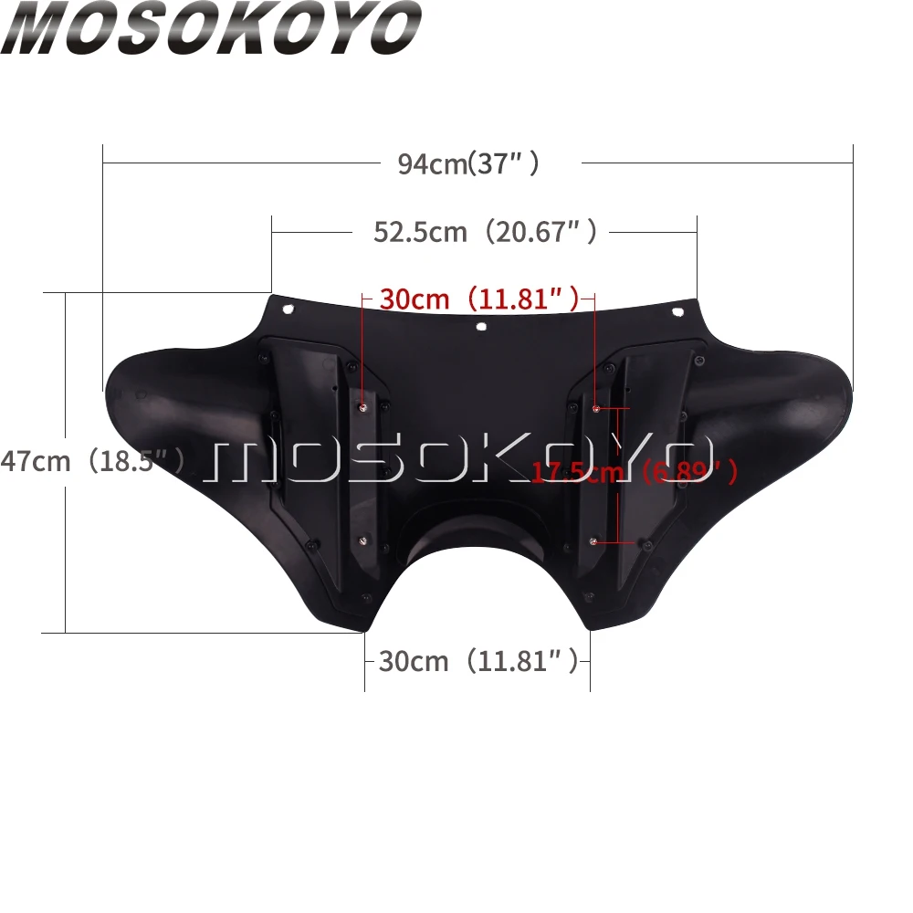 Обтекатель из стекловолокна для Harley Softail Road King Cruiser Yamaha Kawasaki Honda Suzuki|Полные