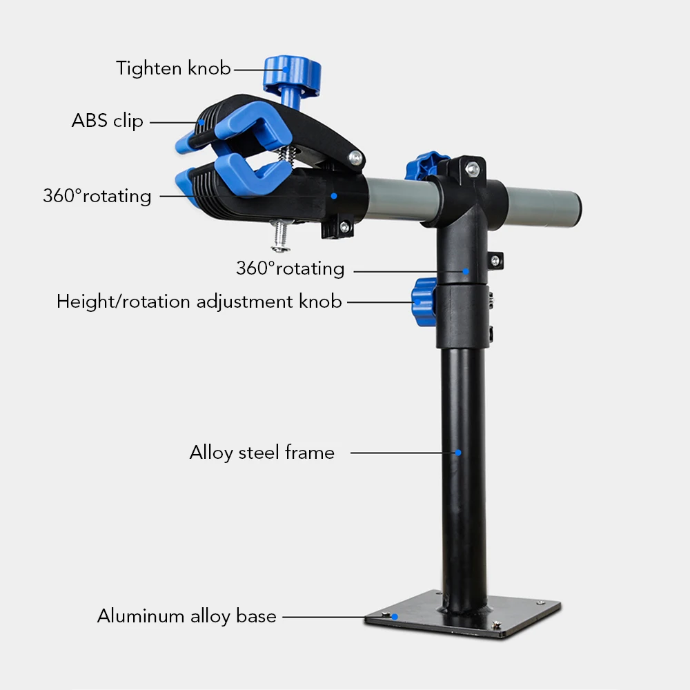 

Bike Work Stand Hanger Mount Cycling Indoor Repair Stand Adjustable Bicycle Maintenance Mechanic Rack Accessoires