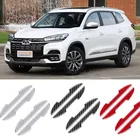 Для Chery ARRIZO 7 A1 A3 COWIN 2 Tiggo 8 3X Автомобильная Боковая дверь, защита края бампера, протектор, наклейки из углеродного волокна
