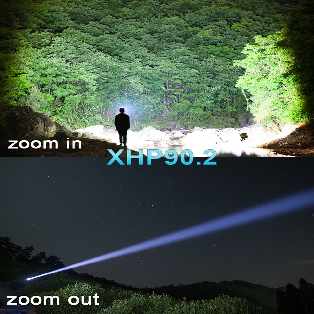300000 лм XHP90.2 светодиодный головной светильник XHP90 высокое Мощность лампы 36 Вт Usb 18650