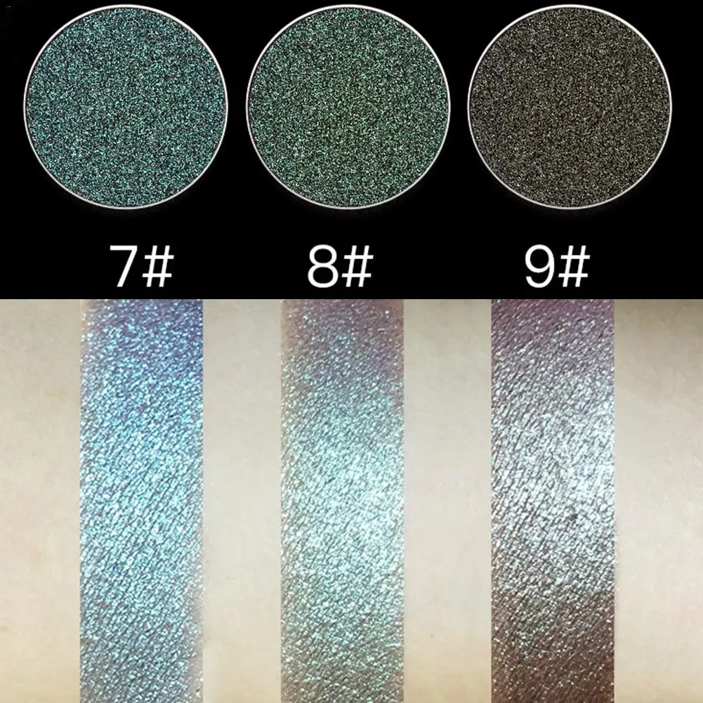 Монохромные поляризованные тени для век Палитра косметические матовые