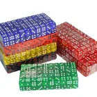 Набор из 16 мм акриловых цифровых многогранных костей для игр в стиле D  D, кубик для настольной игры, игровые кубики, 10 шт.