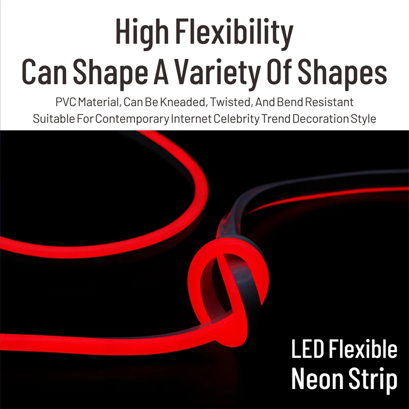 Светодиодная лента 24 В постоянного тока гибкая неоновая лампа водонепроницаемая